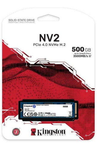 Disco Duro M2 Ssd Nvme Pci-e 500gb Kingston Original 