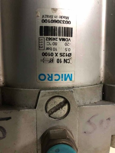 Cilindro Pneumático Micro - Cn10 Diâmetro 125mm X 100 Curso (Usado)