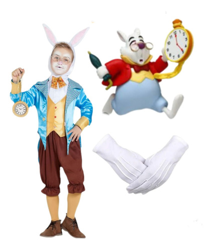 Disfraz Infantil Cuentos  Día  Del Libro  Conejo Blanco 