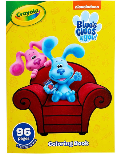 Blues Clues Libro Para Colorear Con Pegatinas Regalo Pa...