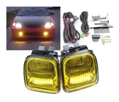 Kit De Faros / Luces De Niebla Honda Civic 1996 1997 Y 1998