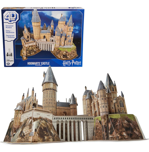 4d Build, Castillo De Hogwarts De Harry Potter Kit De Modelo