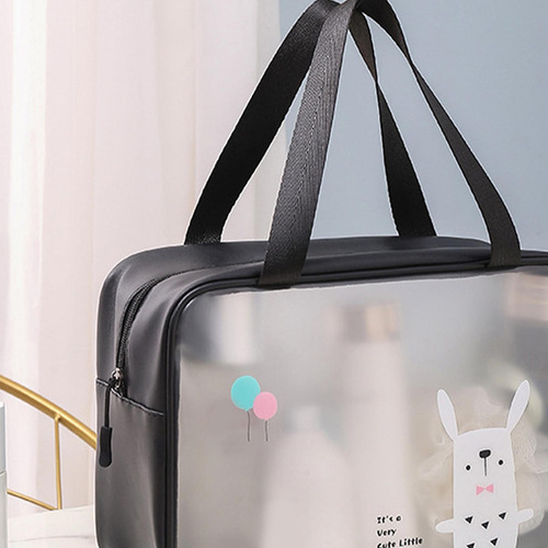 Neceser Pu Pvc Transparente Dibujos Animados De Mano