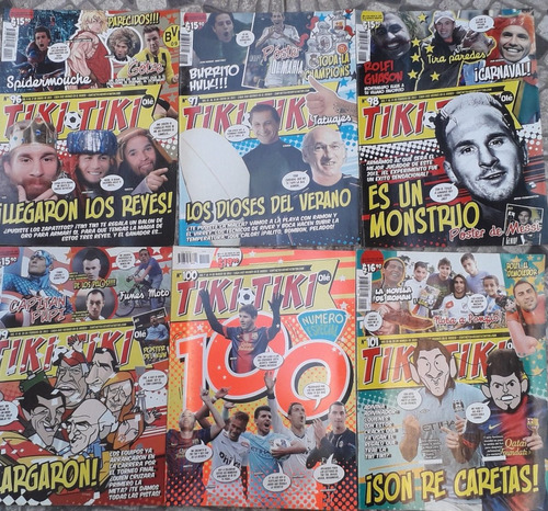 Lote X Trece Revistas * Tiki Tiki * Deporte Futboll Año 2013