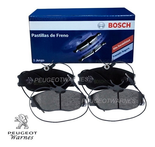 Pastillas De Freno Delant Bosch Peugeot 406 97-99 2.0 Nafta