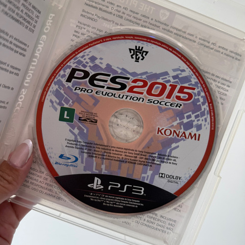 Pes Pro Evolution 2015 Ps3 Semi Novo Mídia Física (Recondicionado)