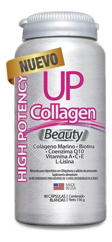 Suplemento En Cápsula Newscience  Suplementos Alimenticios Collagen Up Beauty 90 Caps Colágeno Marino- Biotina - Coenzima Q10- Vitamina A, C Y E -l Lisina