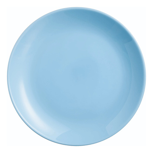 Plato Hondo De Vidrio Templado Luminarc Diwali 20 Cm Kuchen Color Light Blue