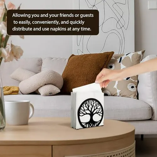 Soporte De Servilletas De Acero Inoxidable Para Mesa, Diseño