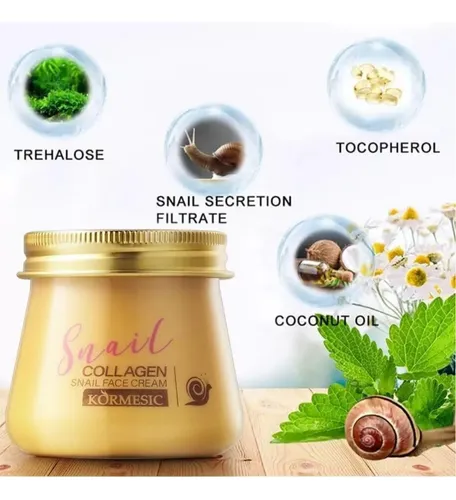 Crema Facial Antiage Colágeno ,baba De Caracol Y Vitamina E