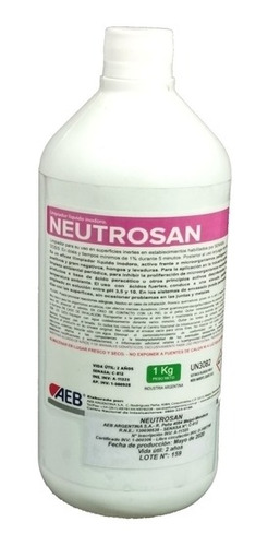 Desinfectante /sanitizante Neutrosan C-1 X 1kg