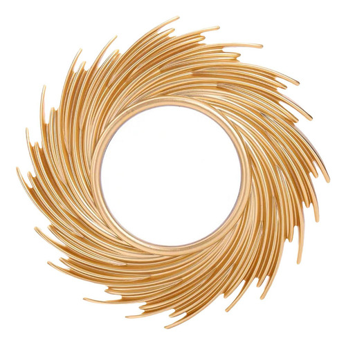 Espejo Redondo Espejo Circular Decorativo Espejo Dorado