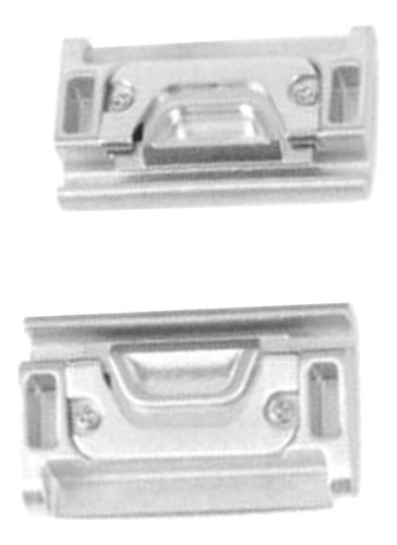 Correa De Reloj Conector Metálico De Liberación Plata