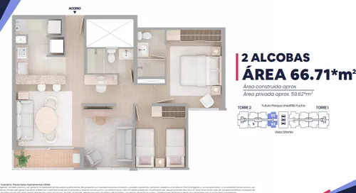 Apartamento En Venta En Marsella. Cod V1110004