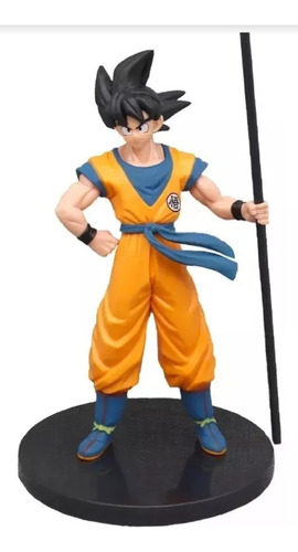 Figura Goku Con Báculo Sagrado Dragón Ball (22cm).