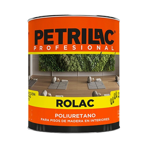 Laca Plastificante Petrilac Rolac Para Piso Madera 1l Resina