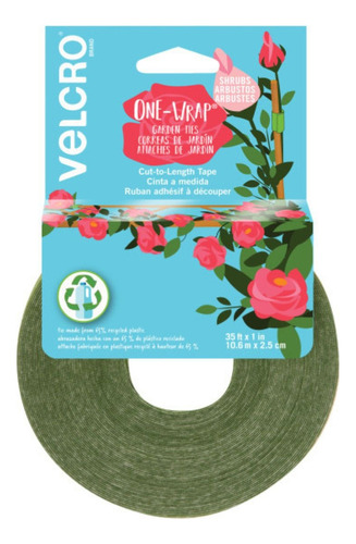 Cinta Verde Sujetadora Plantas Velcro® 10.6 X 2.5cm