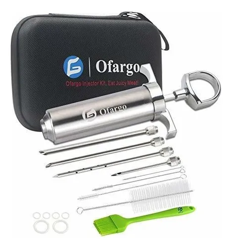 Ofargo 304 - Jeringa Inyectora De Carne De Acero Inoxidable 