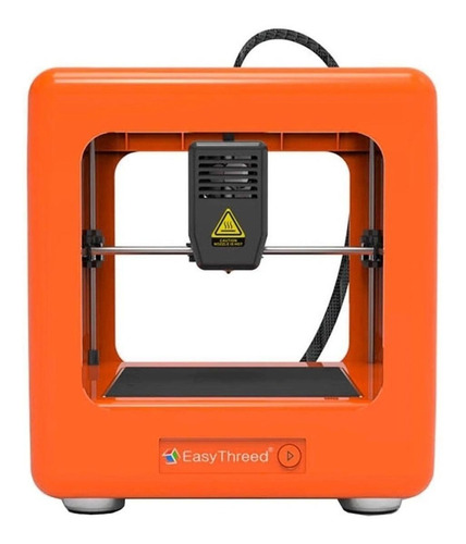 Impressora 3D Easythreed Nano cor orange 110V/240V com tecnologia de impressão FDM