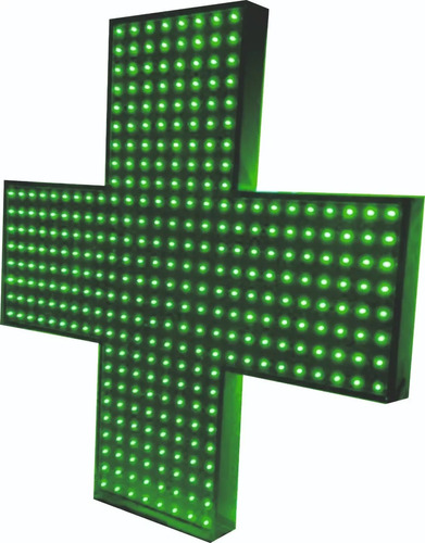 Cruz Led Farmacia 80x80cm Doble Faz