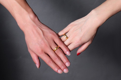 Anillo Elegante De Acero - Calidad Titanio Para Compromisos
