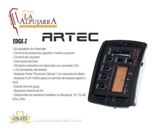 Imagen 3 de 8 de Artec Ecualizador Edge-z Ecualizador De 4 Bandas Alpujarra