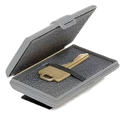 Estuche Protector Caja Llave Seguridad Color Gris