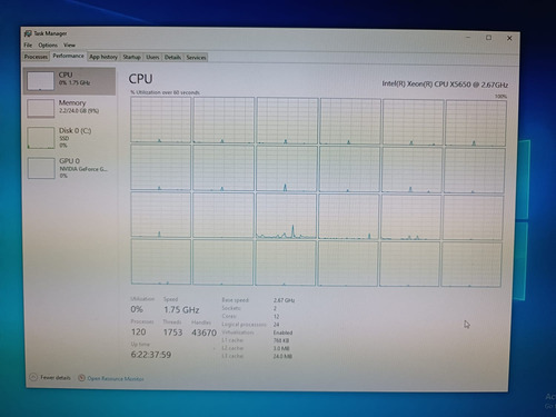 Pc Torre Servidor Supermicro Doble Xeon 2.6ghz 24gb Ssd128gb