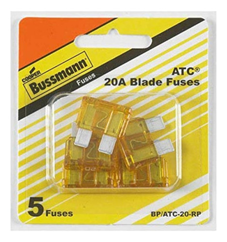 Fusible Automotriz Ats Bussmann (bp / Atc-20-rp) (5 Unidades