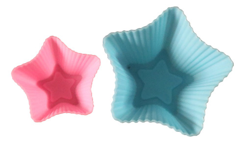 Magdalenas Con Forma De Estrella De Cinco Puntas, 5 Cm, Para