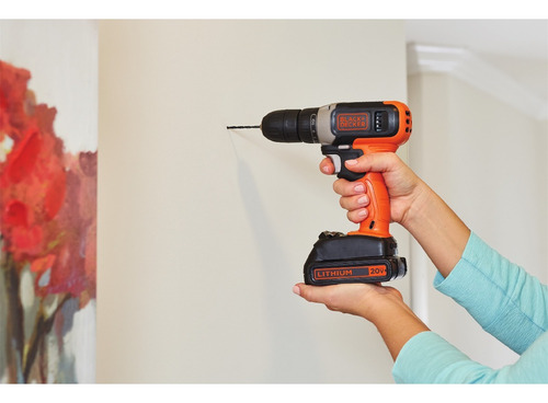 Taladro Atornillador 3/8 20v Black Decker Bcd702vab (bonus)