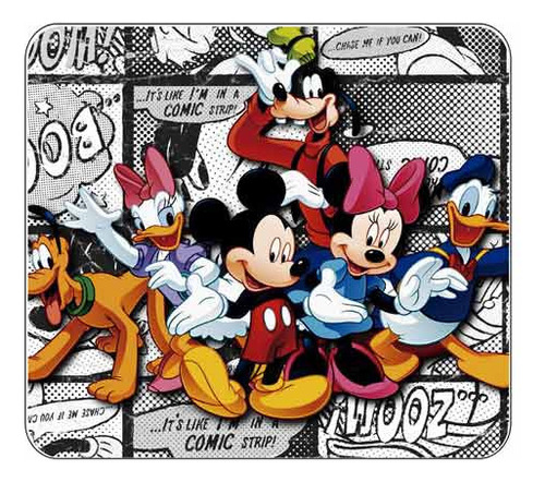 Mouse Pad Mickey Minnie Pato Lucas Pluto Regalo Comic 1252