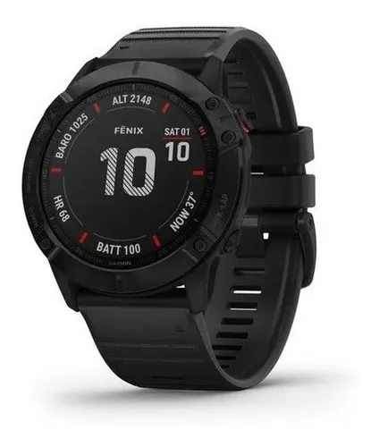 Reloj Inteligente Garmin Fenix 6x Pro Negro 010-02157-00 Gris Plástico  Resistente