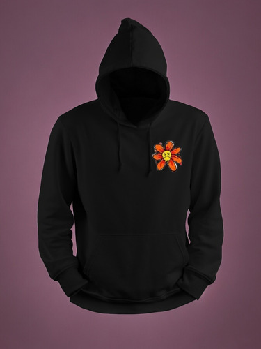 Hoodie Sudadera $ad Boys Frente Flore Atras Corrid Junior H