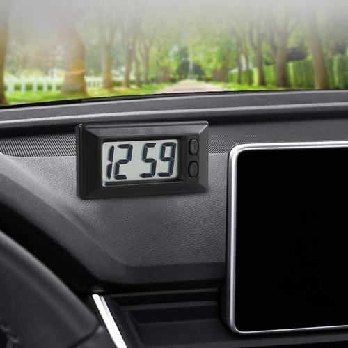 Reloj Digital Para Salpicadero De Coche Mini Reloj Digital P