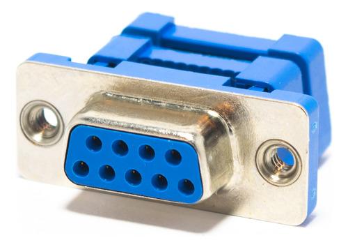 Conector Db9 Hembra 9 Contactos Cable Plano