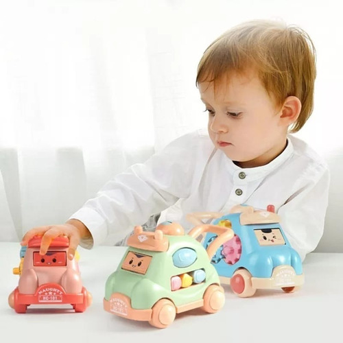  Mini Autos Juguete  Para Niños Con Luz Y Sonido