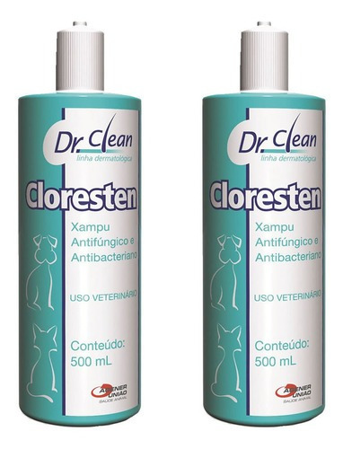 Combo 2un Shampoo Cloresten 500ml Cada - Agener