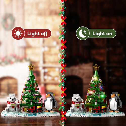 Kit De Construcción De Árbol De Navidad, Bloque De Construcc