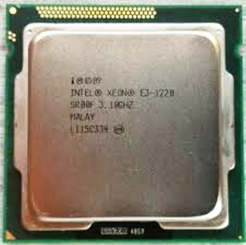 Procesador Xeon 3.1ghz E3-1220 Intel 1155 Tercera Generacion