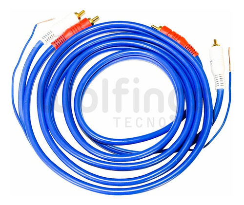Imagen 2 de 4 de Cable 2 Rca Macho 2 Mts Audio Profesional Estereos Consolas