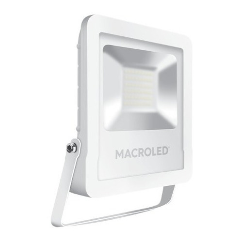 Reflector Proyector Blanco Led Pro 30w Ip65 Macroled 