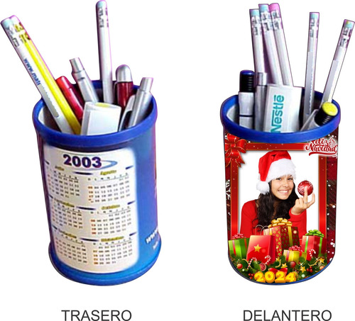 Portalapiz Personalizado Full Color Calendario Material Pop 