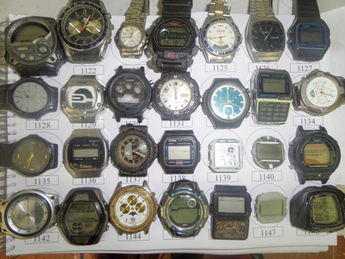 Lote 5 Sucatas Casio E Outros- Máquina Do Tempo