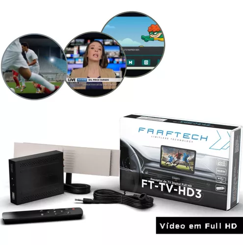 RECEPTOR DE TV DIGITAL HD - (FT-TV-HD3)