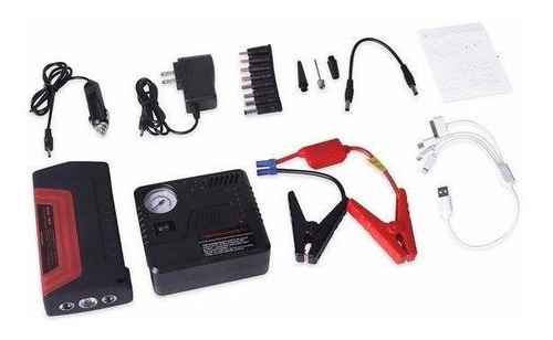 Partidor De Auto Powerbank + Compresor Kit De Emergencia Sos