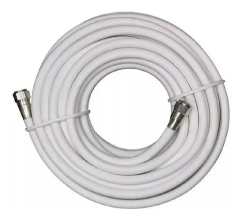 Cable Coaxial Rg6 15 Metros Armado Con Conectores Rg6 P / Tv