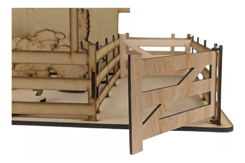 Puzzle 3d Proyectarte, Granja + Animales, Juego Madera Niños