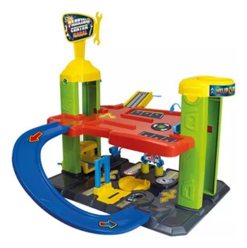 Pista Posto Lava Rapido Com Elevador Compativel Hotwheels