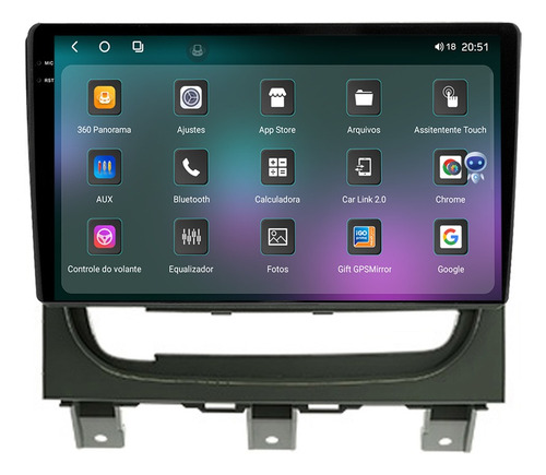 Multimidia Palio 13/19 9p Octacore Carplay 256gb Tpros 360